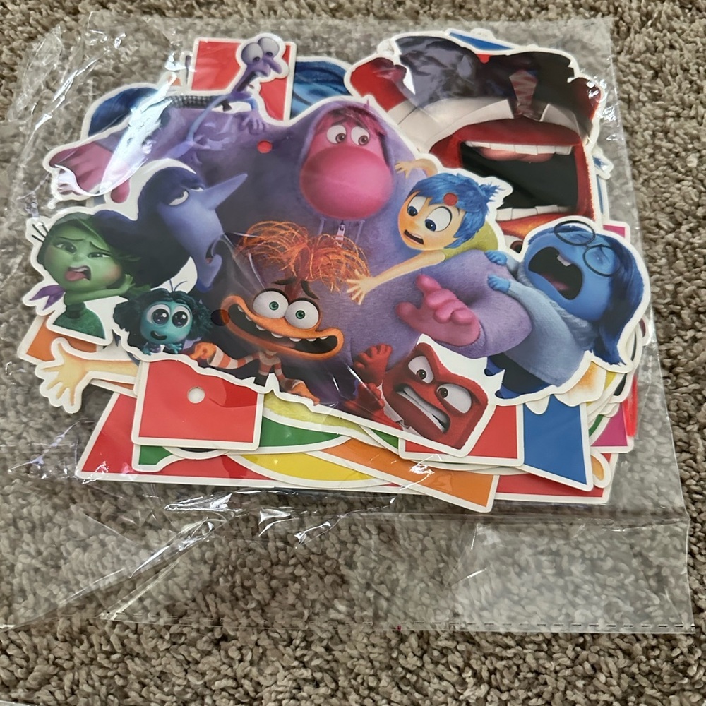 Inside Out Character Stickers